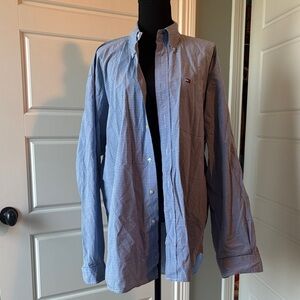 Tommy Hilfiger Men's Blue Checkered Shirt Jacket